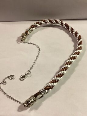 Kumihimo necklace